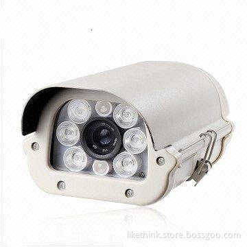 White Light Camera with 8pcs Array 8mm LED, White Light, 1/3 Sony CCD Sensor and 700TVL Resolution